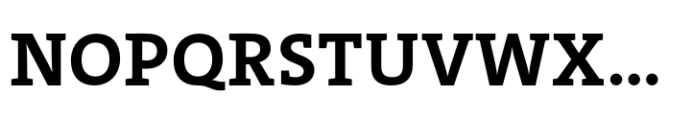 TheSerif Bold Font UPPERCASE