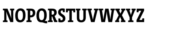 TheSerif Condensed Bold Font UPPERCASE