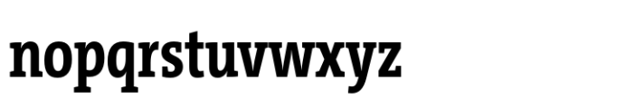 TheSerif Condensed Bold Font LOWERCASE