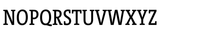 TheSerif Condensed Plain Font UPPERCASE