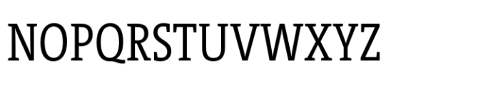 TheSerif Condensed SemiLight Font UPPERCASE