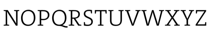 TheSerif Light Font UPPERCASE