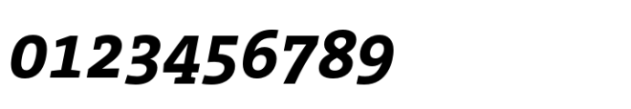 TheSerif Office Bold Italic Font OTHER CHARS