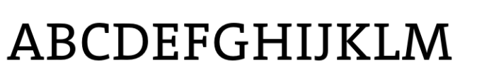 TheSerif Plain Font UPPERCASE
