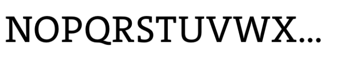 TheSerif Plain Font UPPERCASE