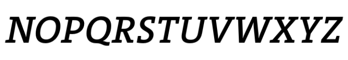 TheSerif SemiBold Italic Font UPPERCASE