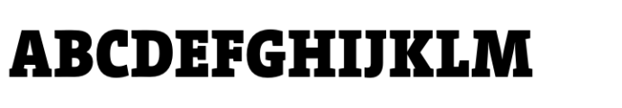 TheSerif SemiCondensed Black Font UPPERCASE