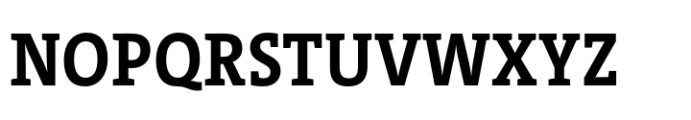 TheSerif SemiCondensed Bold Font UPPERCASE