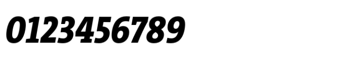 TheSerif SemiCondensed ExtraBold Italic Font OTHER CHARS
