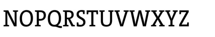 TheSerif SemiCondensed Plain Font UPPERCASE
