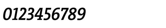 TheSerif SemiCondensed SemiBold Italic Font OTHER CHARS