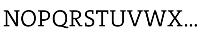 TheSerif SemiLight Font UPPERCASE