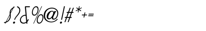 Theater Seats JNL Oblique Font OTHER CHARS