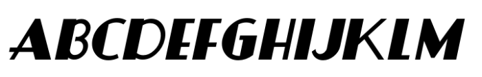 Theatrical Deco JNL Oblique FONT