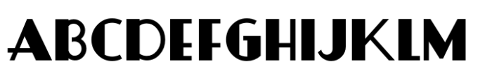 Theatrical Deco JNL Regular Font UPPERCASE