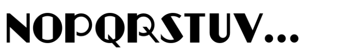 Theatrical Deco JNL Regular Font UPPERCASE