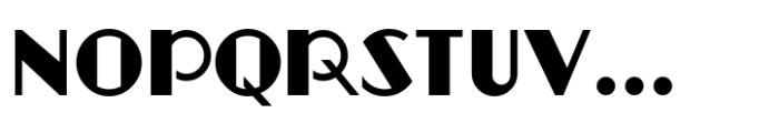 Theatrical Deco JNL Regular Font LOWERCASE