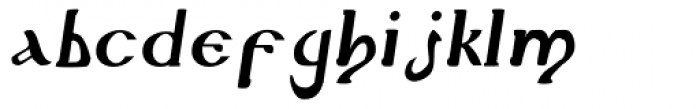 Thebes Italic Font LOWERCASE