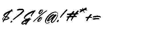 Theglath Italic Font OTHER CHARS