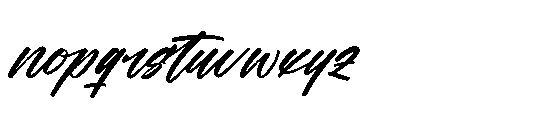 Theglath Italic Font LOWERCASE