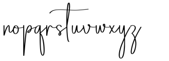 Thehappybirthday signature Font LOWERCASE