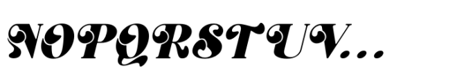 Thelost Magica Italic Font UPPERCASE