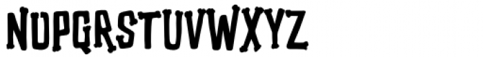 Them Bones Regular Font UPPERCASE