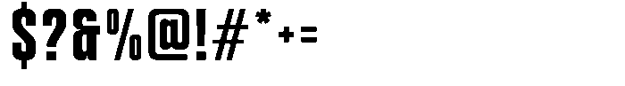 Themora Bold Font OTHER CHARS