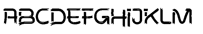 Then Klong Regular Font UPPERCASE