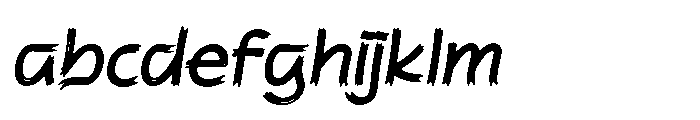 Then Klong Slant FONT