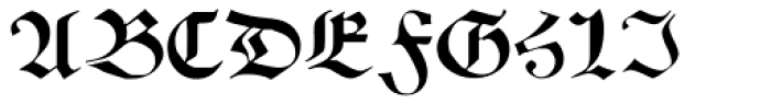 Theodoric Font UPPERCASE