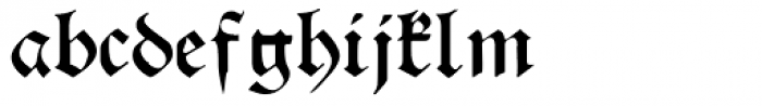 Theodoric Font LOWERCASE