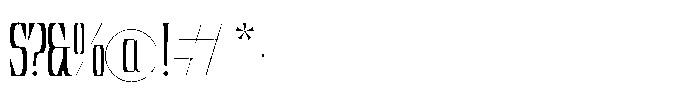Theome Regular Font OTHER CHARS