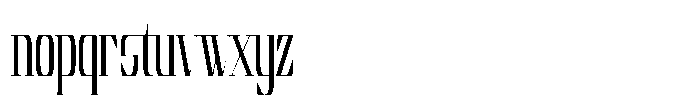 Theome Regular Font LOWERCASE