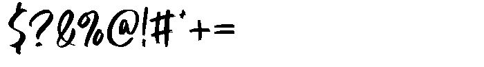 Theory Display Font OTHER CHARS