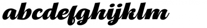 Thephir Bold Slanted Font LOWERCASE