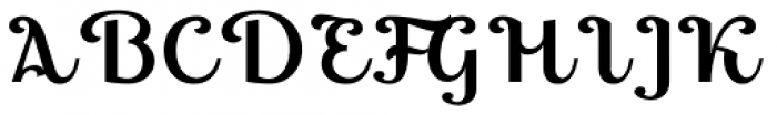 Thephir Regular Font UPPERCASE