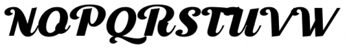 Thephir Semi Bold Slanted Font UPPERCASE