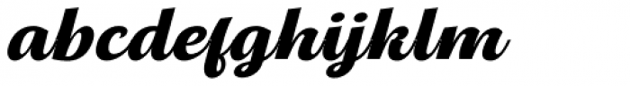 Thephir Semi Bold Slanted Font LOWERCASE