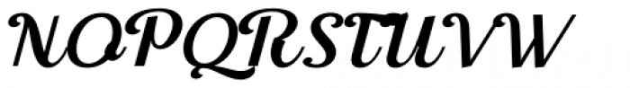 Thephir Slanted Font UPPERCASE
