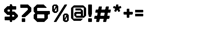 Theque Bold Font OTHER CHARS