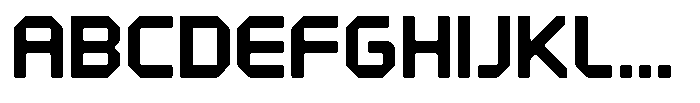 Theque Bold Font UPPERCASE