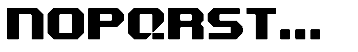 Theque Extended Font UPPERCASE