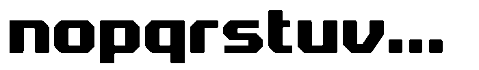 Theque Extended Font LOWERCASE