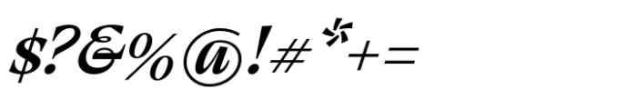 Thermal Medium Headline Italic Font OTHER CHARS