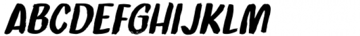 Thermal Shock Italic Font LOWERCASE