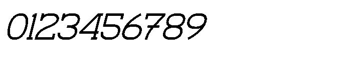 Therodit Italic Font OTHER CHARS