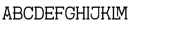 Therodit Regular Font UPPERCASE
