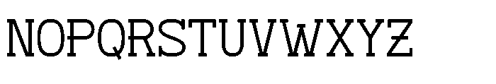 Therodit Regular Font UPPERCASE