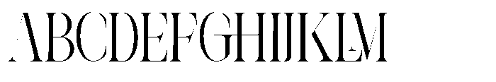 Theron Enroma Condensed Regular Font UPPERCASE